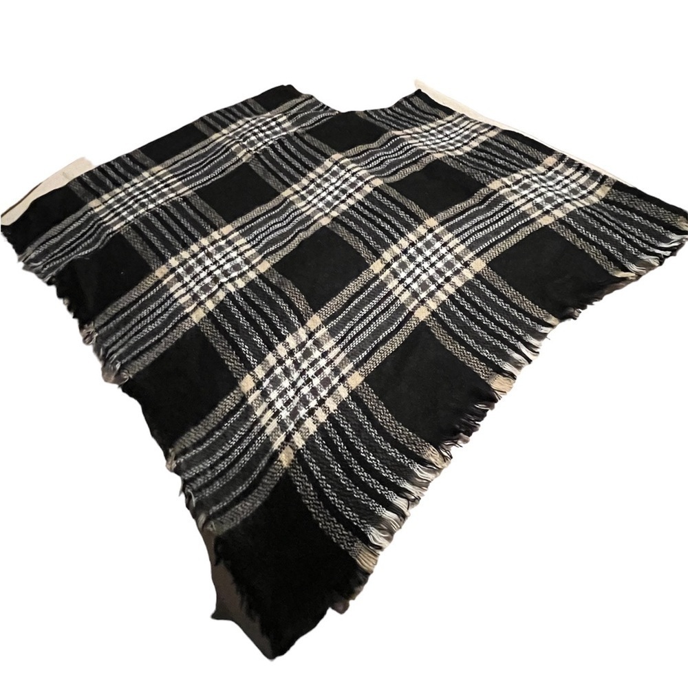 Lava Accessories Striped Poncho Sweater Jacket